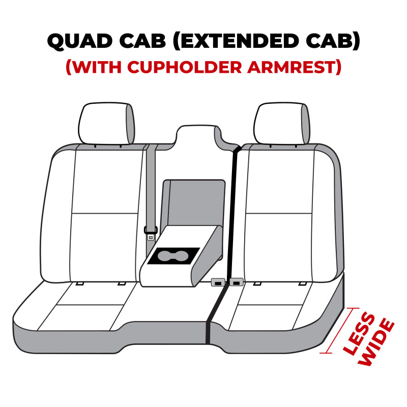 Covercraft 19-24 Dodge Ram Polycotton SeatSaver Custom Second Row Seat Covers - Taupe
