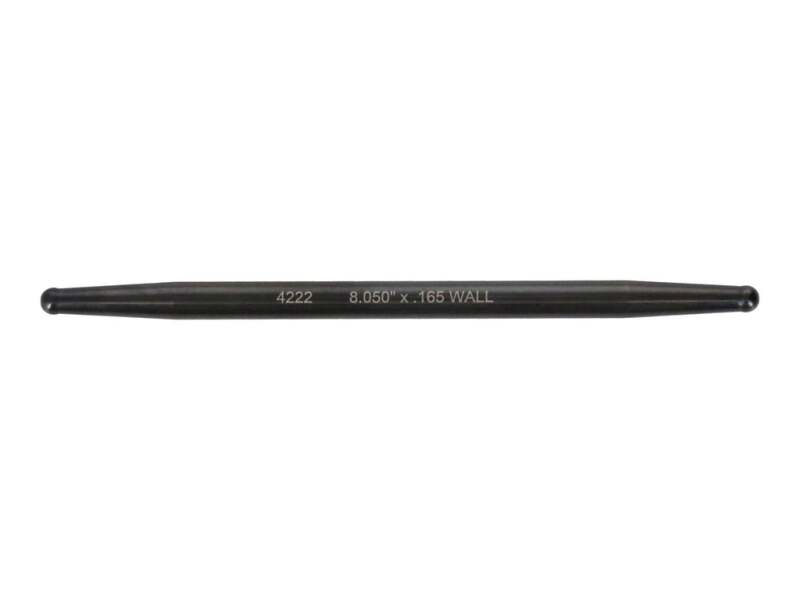 Manley Push Rod - 7/16 Dia. - 9.500 Length - 0.165 Wall - 4130 Chrome Moly - Swedged End - Set of 8