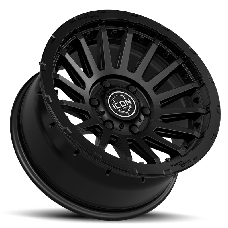 ICON Recon Pro 18x9 6 x 5.5 25mm Offset 6in BS 95.1mm Bore Satin Black Wheel