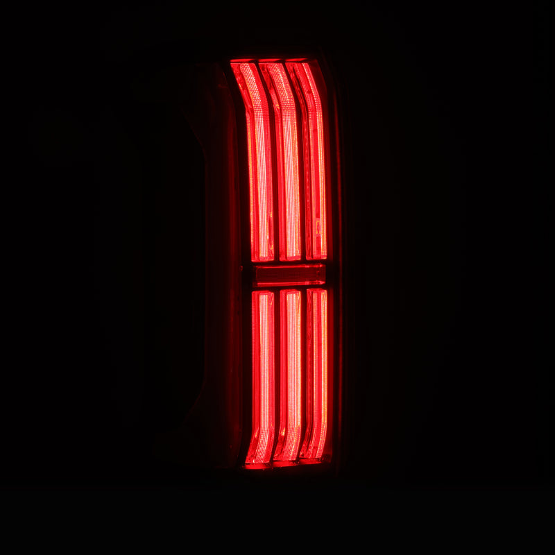 AlphaRex 24-25 Toyota Tacoma NOVA-Series LED Prismatic Tail Lights - Alpha-Black