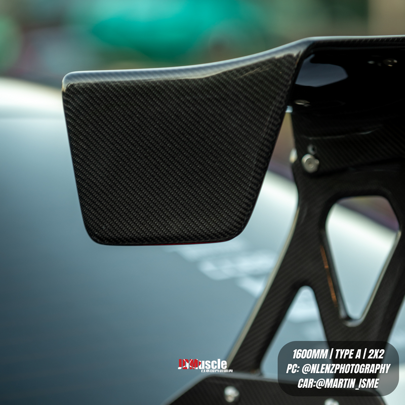 JDMuscle 15-21 WRX/STI VS Style Full Carbon Fiber Euro GT Wing