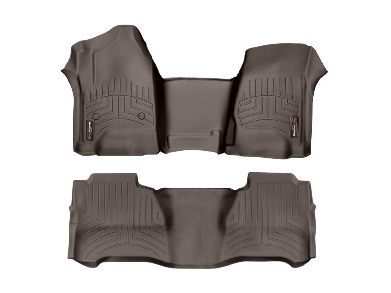 WeatherTech 2014+ BMW 4-Series Front Rear FloorLiner - Cocoa