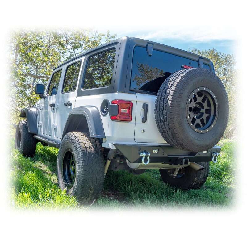 Turn Offroad 2018+ Jeep JL Rear Bumper w/ Hitch & Lights