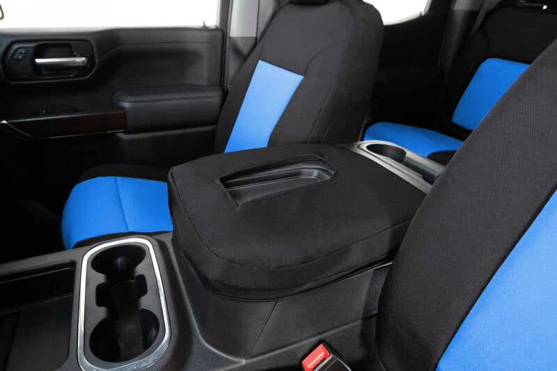 Covercraft 21-24 Chevrolet Tahoe/Suburban/ Endura PrecisionFitFront Row Seat Covers - Blue/Blk