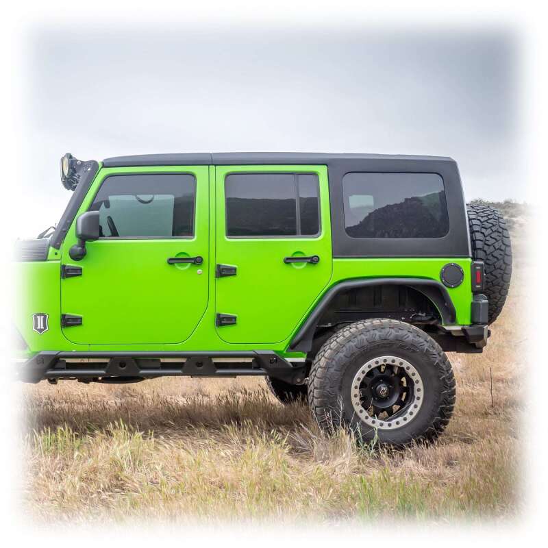 Turn Offroad 07-18 Jeep JK 4 Door Squareback Hardtop 2-Piece - White