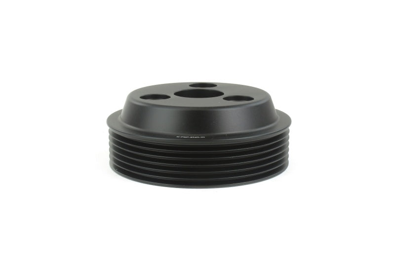 Perrin [22-25 WRX, 19-22 Forester, 20-22 Legacy, 21-22 Crosstrek] Lightweight Water Pump Pulley Black | PSP-ENG-112BK