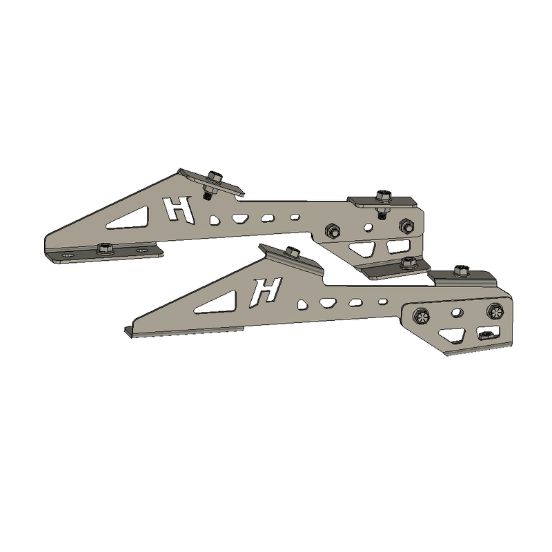 Kirkey 55 and 38 Series Seat Mounts for 1978-1988 G-Body