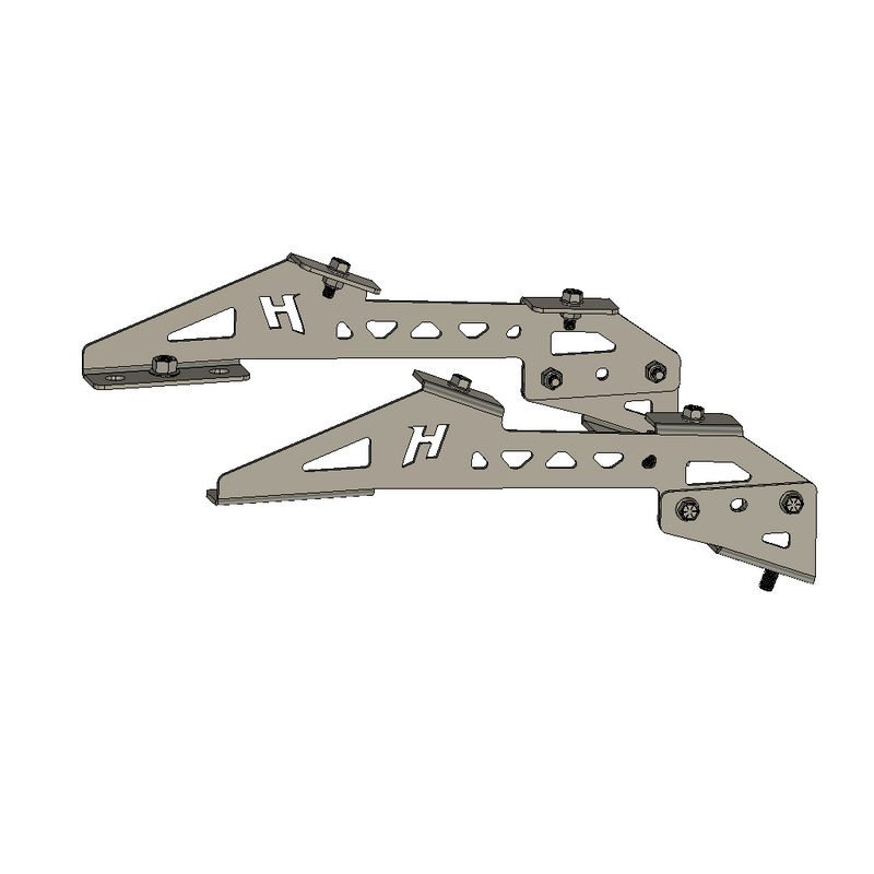 Kirkey 55 and 38 Series Seat Mounts for 1979-2003 Fox body, SN95 Mustang, 1980-1988 Cougar and Thunderbird, Fairmont