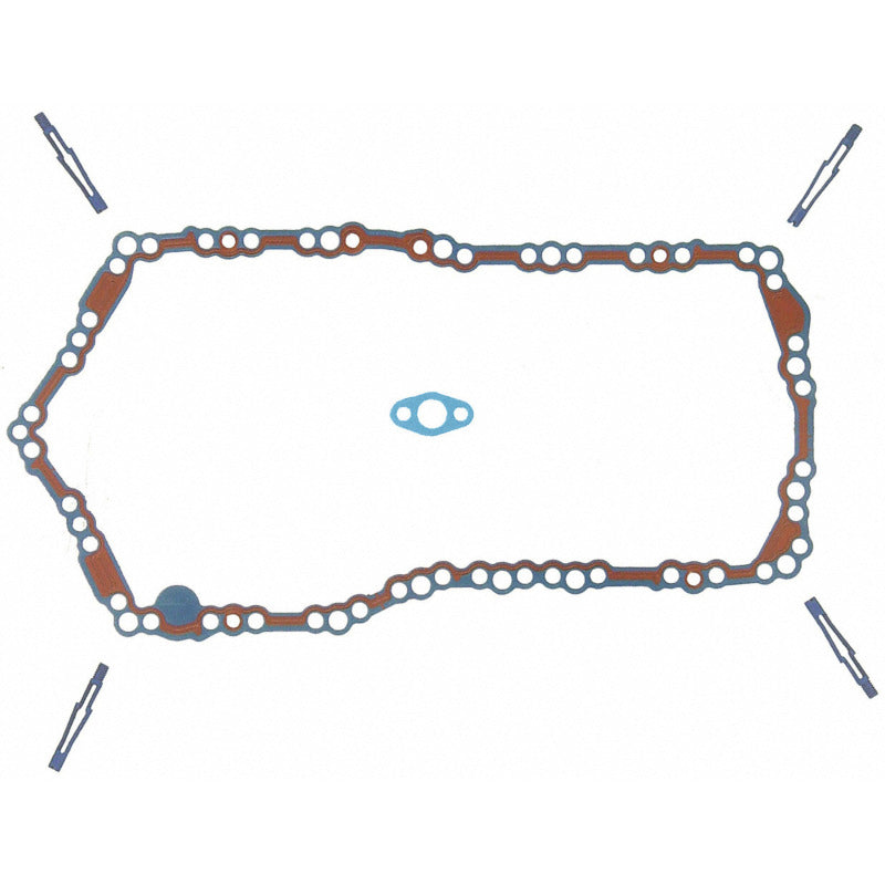 Fel-Pro Oil Pan SnapUps Included for OS 30522 T Engine Oil Pan Gasket Set PermaDryPlus rigid carrier