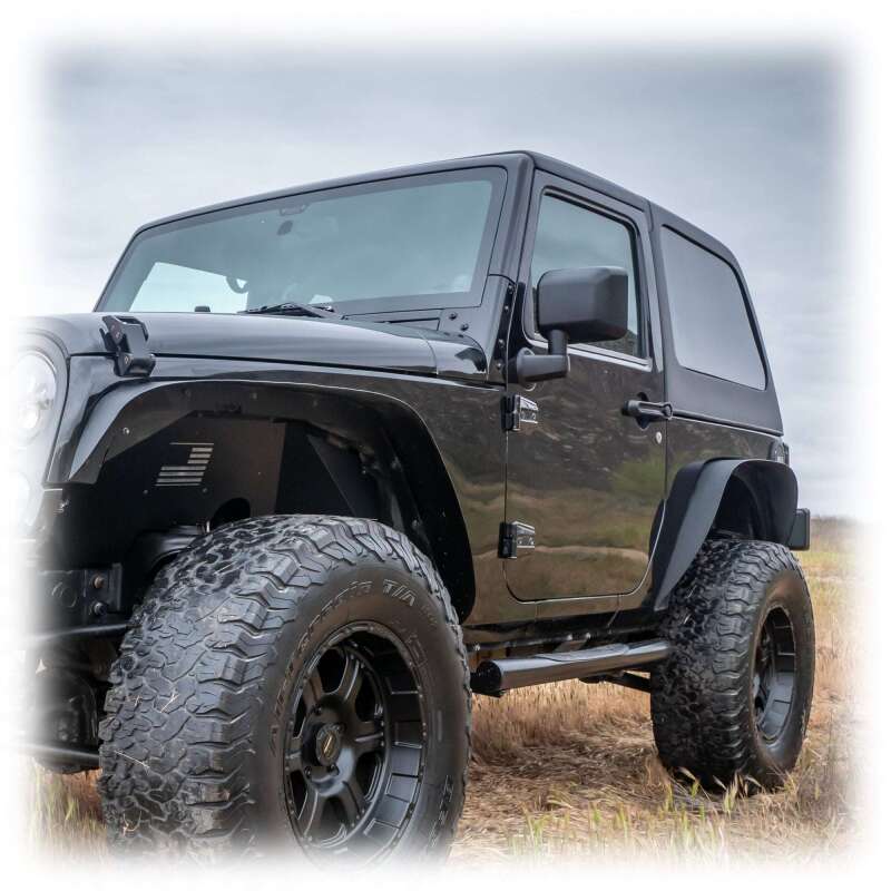 Turn Offroad 07-18 Jeep JK 2 Door Fastback Hardtop 2-Piece White