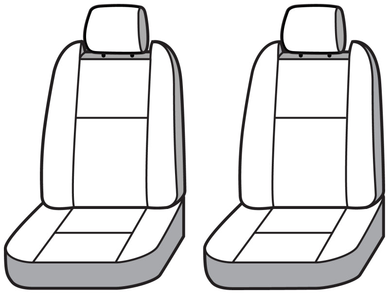 Covercraft 22-23 GMC Hummer Polycotton SeatSaver Custom Front Row Seat Covers - Tan