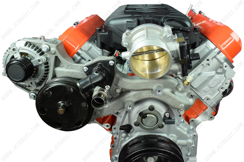 95MM Billet Throttle Body Adapter Adapts an LT5 Throttle Body to LT1, LT2 or LT4 Supercharger