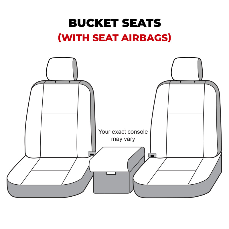 Covercraft 19-24 Dodge Ram 2500/3500/4500 Fr Bucket Endura LogoSeatSaver Front Row Seat Covers