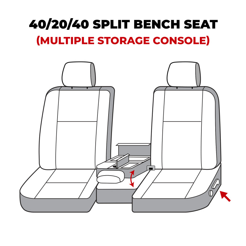 Covercraft 07-13 Toyota Tundra Polycotton SeatSaver Custom Front Row Seat Covers - Grey
