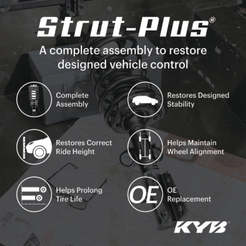 KYB 10-11 Honda Accord Crosstour / 12-15 Crosstour V6 3.5L Strut-Plus Assembly - Rear Right