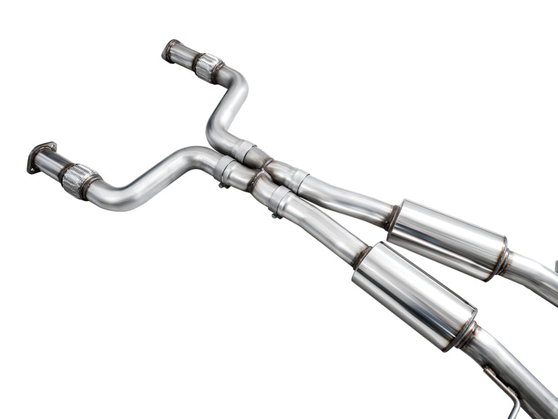 AWE Tuning 2023 Nissan Z RZ34 RWD Touring Edition Cat-Back Exhaust System w/ Chrome Silver Tips