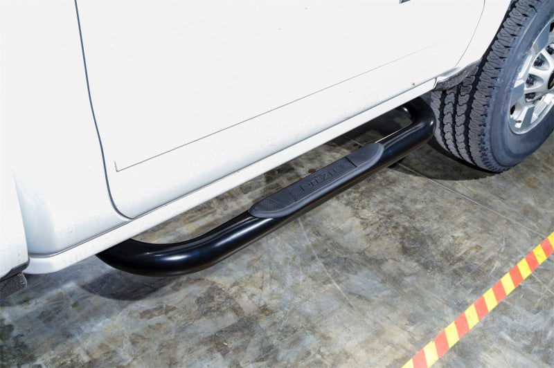 Dee Zee 94-02 Dodge Ram Tubes - 3In Round Black Steel ClubCab