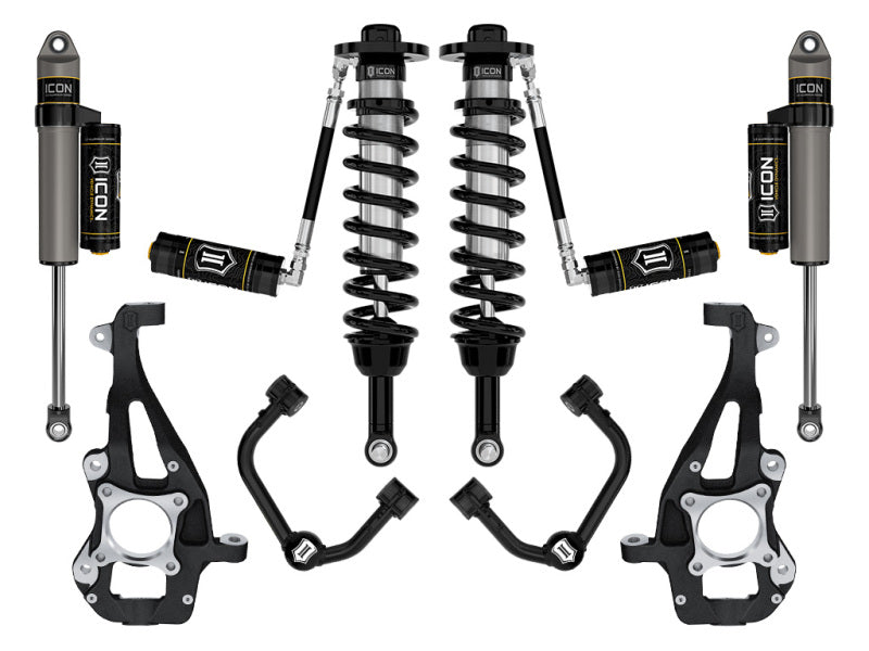 ICON 21-24 Ford F150 4WD 3.5-4.5in Stage 3 Suspension System - Tubular UCA