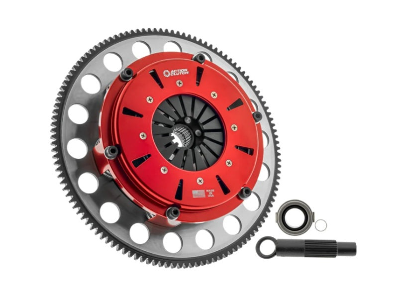 Action Clutch 89-93 Nissan Skyline GTR 2.6L (RB26DETT) TT Push AWD 8.5in Twin Disc Clutch w/Alum. FW