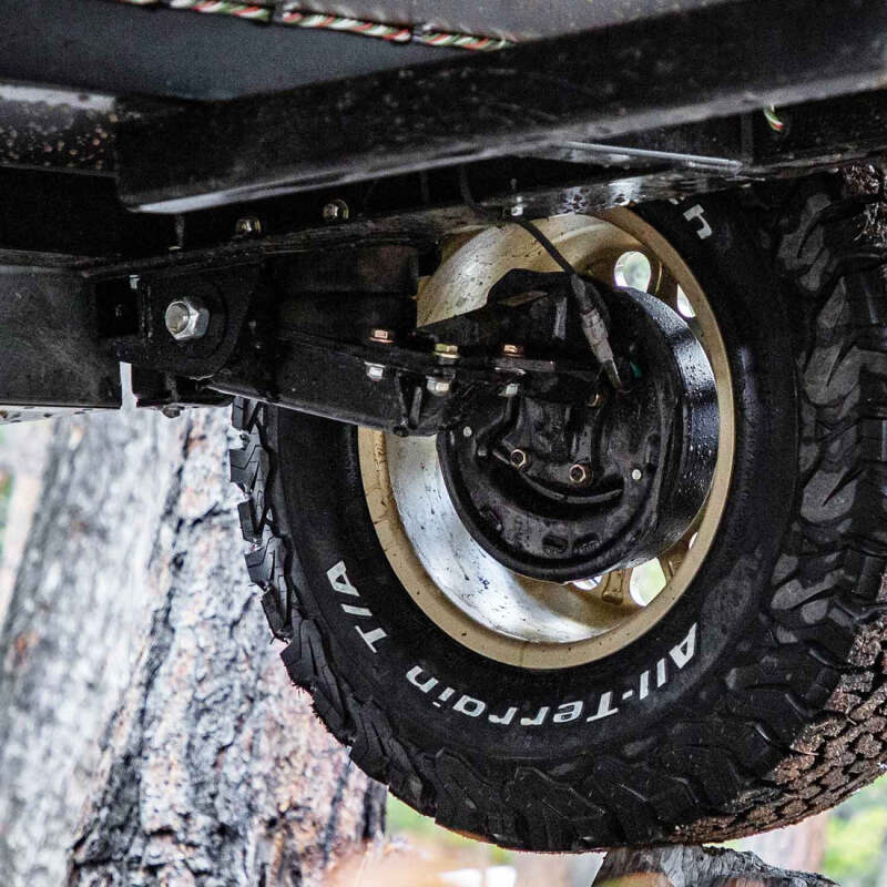 Timbren 2000lb HD Axle-Less Trailer Suspension w/ 4in Lift Spindle & Brake Flange