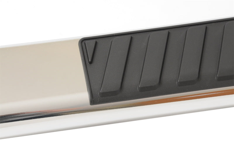 Dee Zee 99-23 Chevrolet/GMC/Dodge/Ford Full Size Truck Tubes - 6In Oval - Stainless Steel (ExtCab)