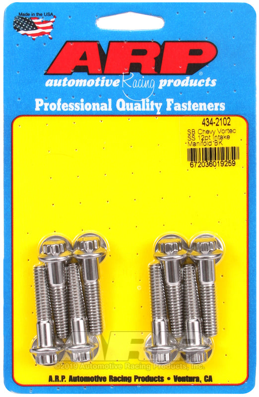 ARP SB Chevy Vortec SS 12pt Intake Manifold Bolt Kit