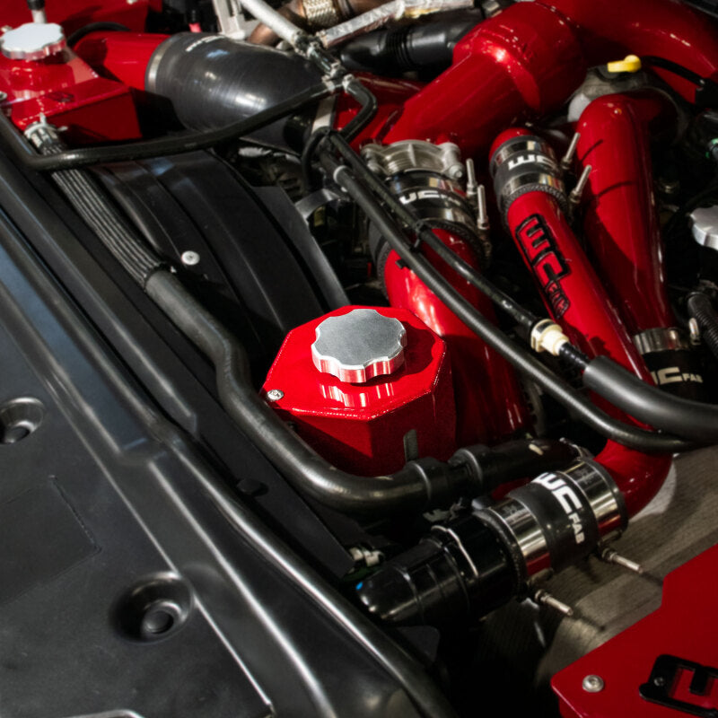 Wehrli 17-26 Ford Power Stroke 6.7L Power Steering Reservoir Cover - Candy Red