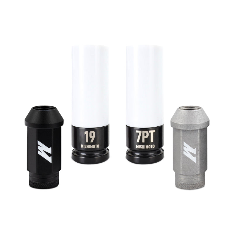 Mishimoto Steel Locking Lug Nuts M14x1.5 20pc Set Silver