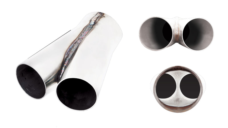 XForce Merge Pipe From Twin 2" To 2.5" S/Steel