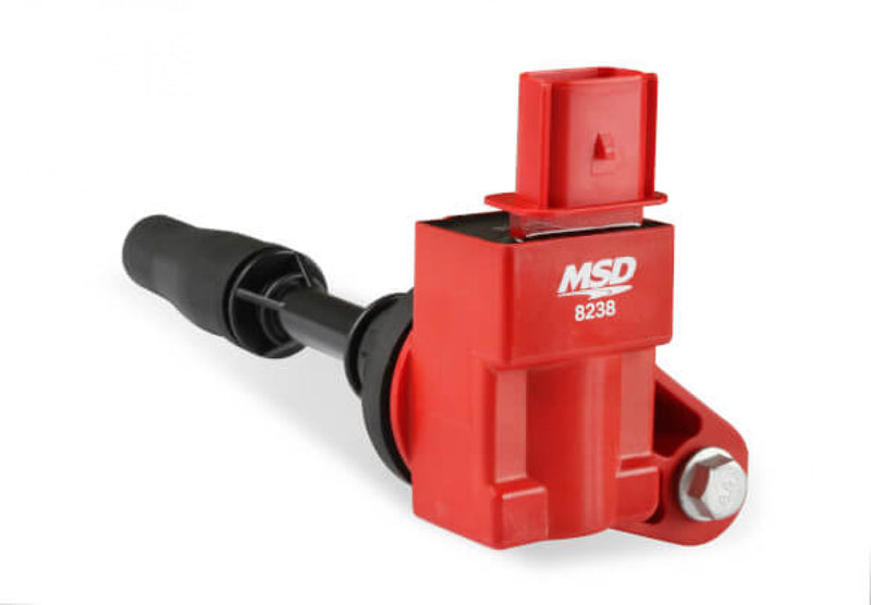 MSD Ignition Coil - Blaster Series - GM 4-Cyl Engines - Red - 4-Pack
