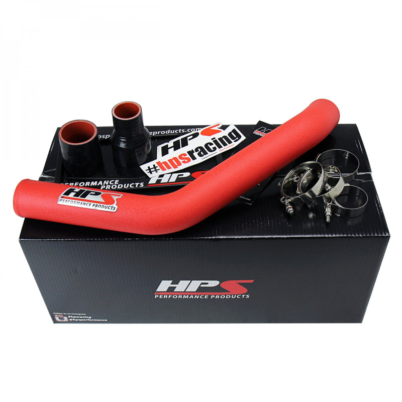 HPS Wrinkle Red 2.5" Upper Intercooler Charge Hot Pipe UICP 17-103WR