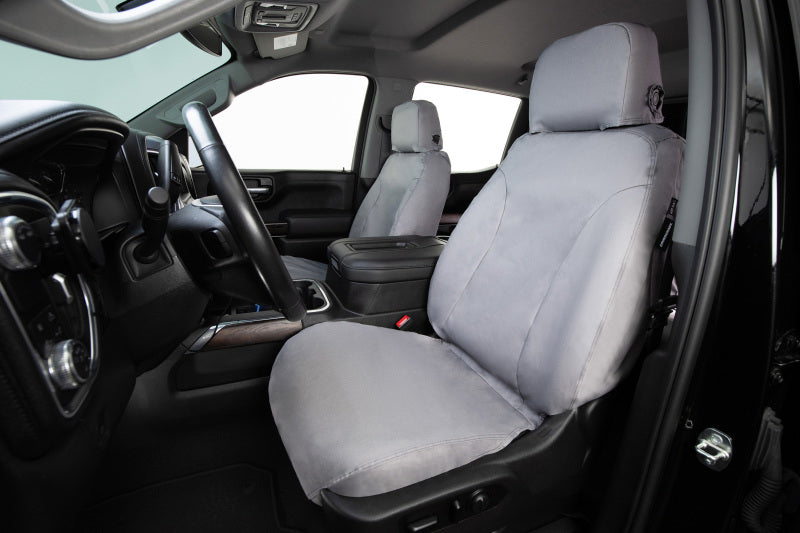 Covercraft 19-23 Ford Transit Polycotton SeatSaver Custom Third Row Seat Covers-Grey