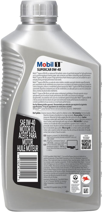 SMG Oil Change Kit: 10 Quarts Mobil 1 Supercar 0w40 Engine Oil Change Kit for LTx Platform. Camaro, Corvette CTSV and more