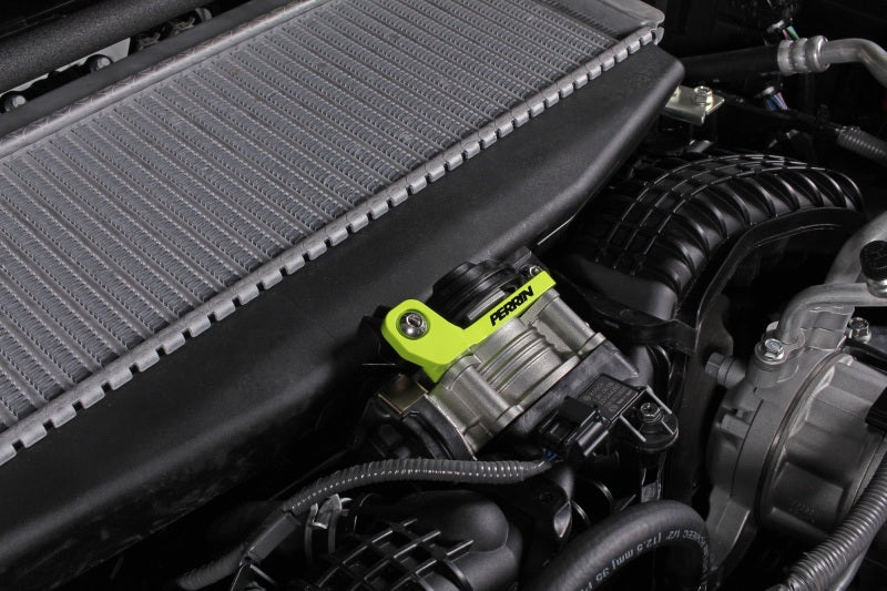 Perrin [22-25 WRX] Top Mount Intercooler Bracket - Neon Yellow | PSP-ITR-331NY