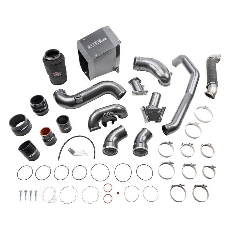 Wehrli 07.5-10 Chevrolet 6.6L Duramax LMM Stage 3 High Flow Bundle Kit - Bronze Chrome