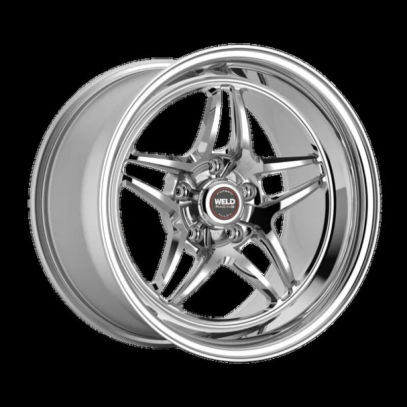 Weld S81 18x10 / 5x4.5 BS / 6.2 (18 ET) Polish 3.18 ID Medium Pad - Non Beadlock