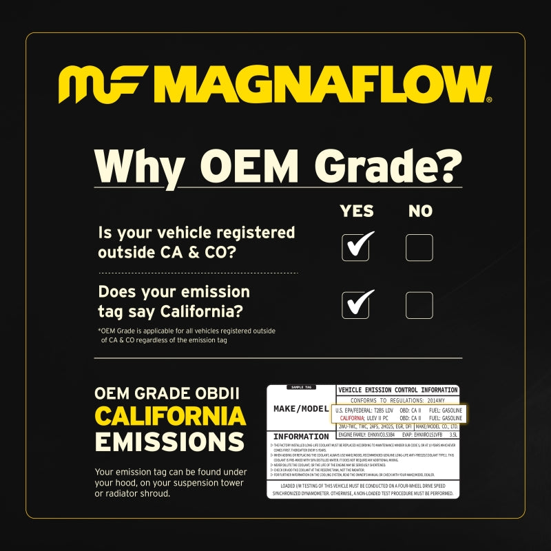 MagnaFlow 12-20 Chevrolet Express 4500 Underbody 6.0L Direct Fit Catalytic Converter