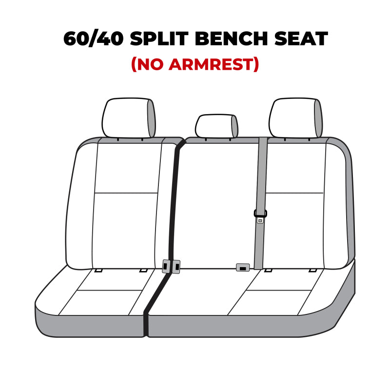 Covercraft 22-23 Toyota Tundra Polycotton SeatSaver Custom Second Row Seat Covers - Grey