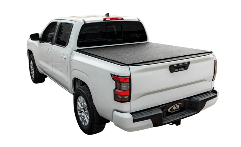 Access LOMAX 2022+ Nissan Frontier 6ft Bed Tri-Fold Hard Cover - Black Urethane