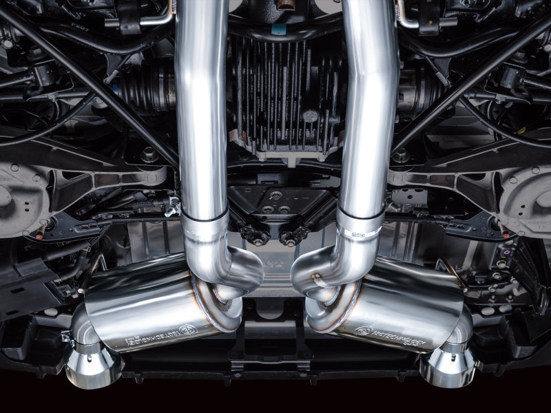 AWE Tuning 2023 Nissan Z RZ34 RWD Touring Edition Cat-Back Exhaust System w/ Chrome Silver Tips