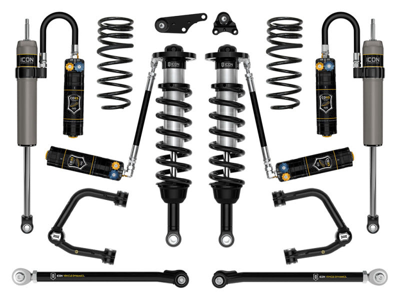 Icon 24-26 Toyota Tacoma 1.5-3in Stage 9 Suspension System w/ Tubular UCA & Triple Rate Rear Springs