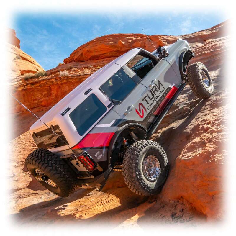 Turn Offroad 21-26 Ford Bronco Hard Top (4Dr) White/Badge Delete & Black Foam Headliner/Wiper & Defr