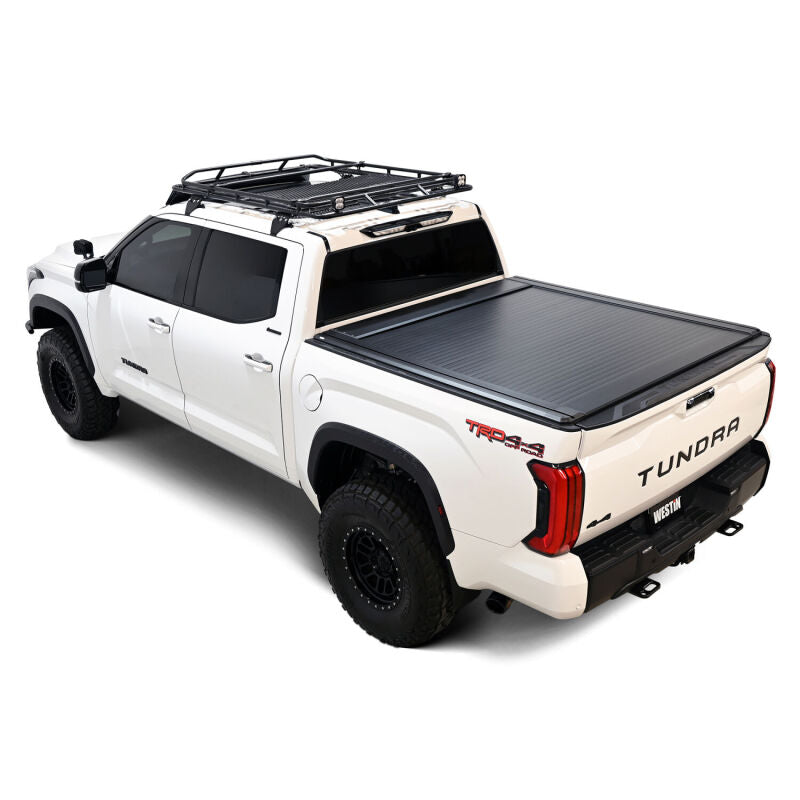 Westin Manual Retractable Tonneau Cover 22-26 Toyota Tundra 5.5ft Bed Black