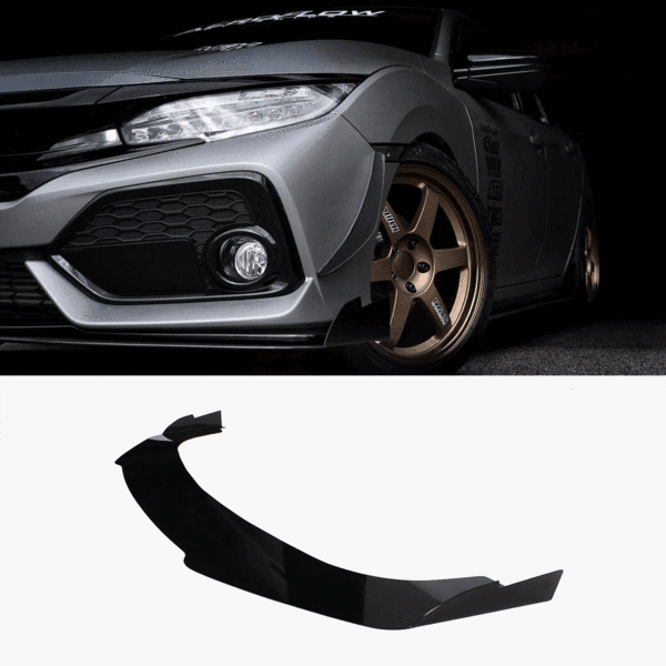 2017-2021 Honda Civic Splitter V3 ([Hatchback, Si Coupe, Si Sedan] )