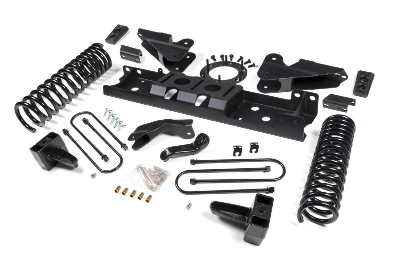 Zone Offroad 2019 Ram 3500 4.5in Radius Arm Brkt 3in Rr Block w/ Overload 6-Bolt T-Case Nitro Shocks