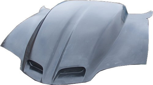 98-02 5inch VFN Sloped WS6 lift off hood. (Hood And Scoop Both Extended to Windshield so it covers the wiper panel.)