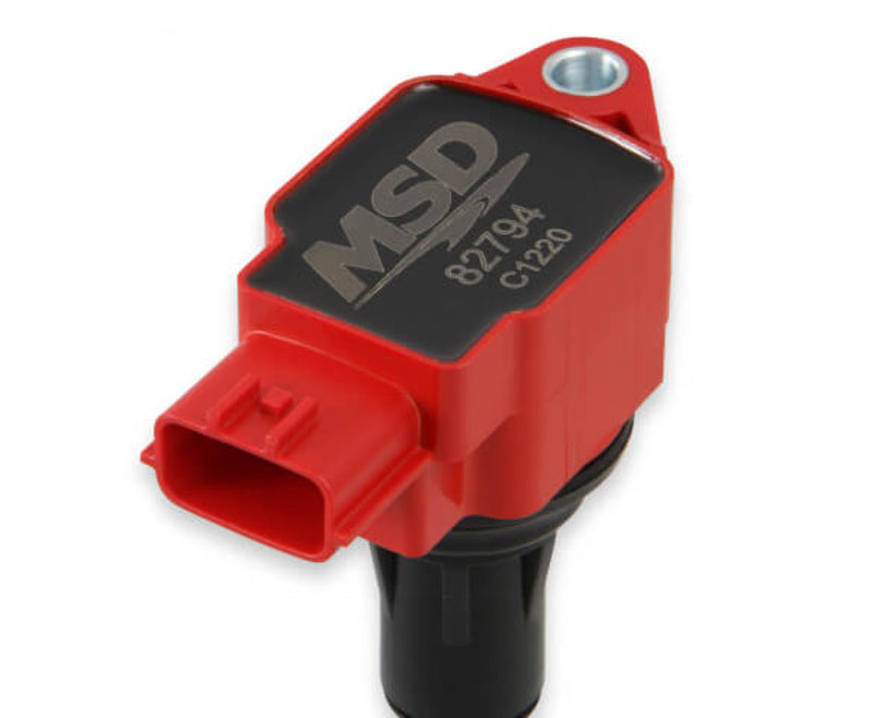 MSD Ignition Coil - Blaster Series - Fits Nissan/Infiniti 3.7L - Red