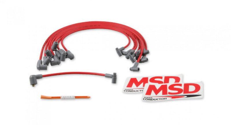 Super Conductor 8.5mm Spark Plug Wire Set, Small Block Chevy for use with HEI Cap