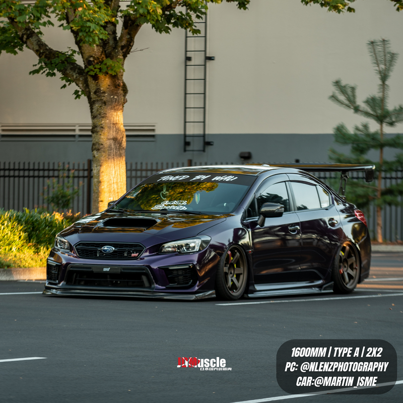 JDMuscle 15-21 WRX/STI VS Style Full Carbon Fiber Euro GT Wing