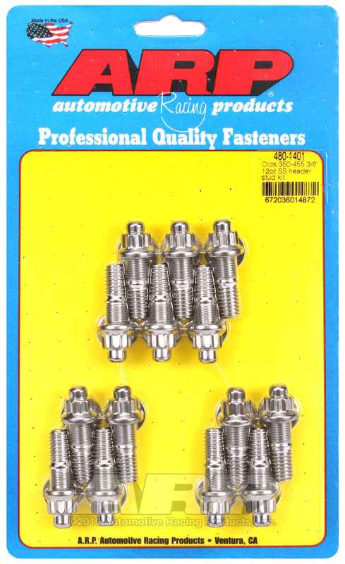 ARP Olds 350-455 3/8in 12pt SS Header Bolt Kit